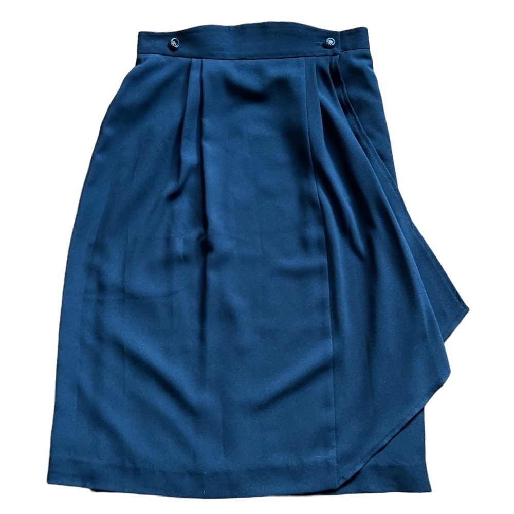 Gerard Pasquiez Paris Vintage Wrap Skirt Midi Length Size 8